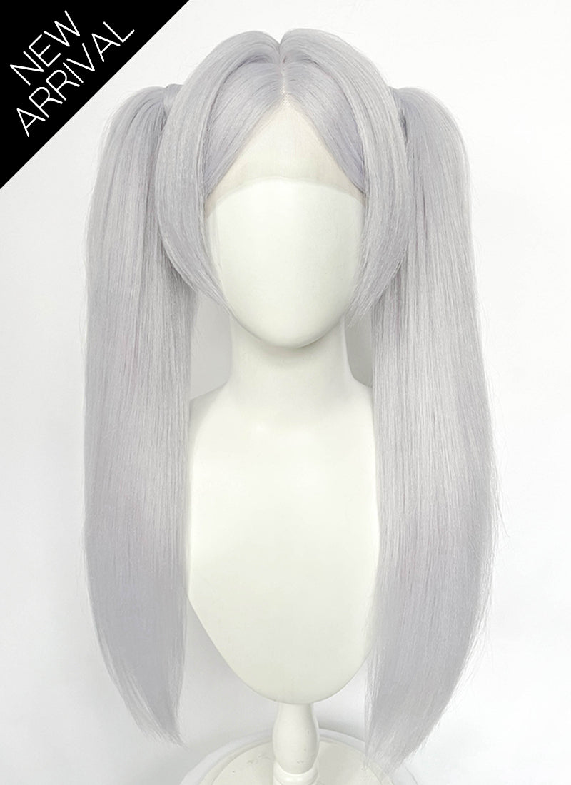 Frieren: Beyond Journey's End Frieren Pastel Lilac Mixed Blonde Ponytail Lace Front Wig LF6195