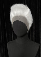 Critical Role The Legend of Vox Machina Percy Straight Pure White 13" x 5" Lace Top Synthetic Men's Wig LF6196