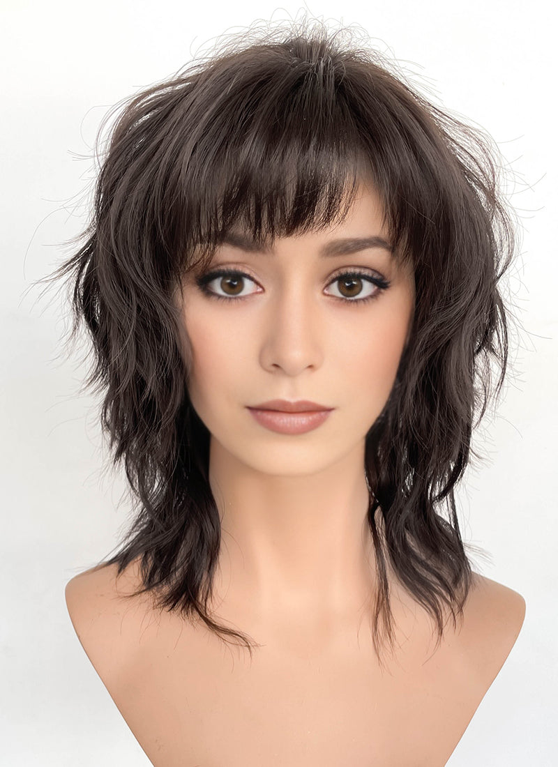 The Penguin Sofia Falcone Brunette Wavy Lace Front Synthetic Wig LF8043