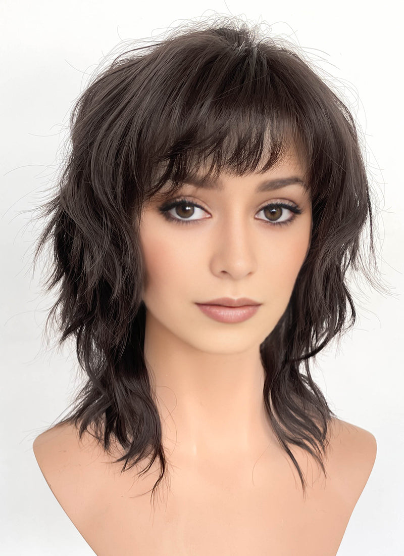 The Penguin Sofia Falcone Brunette Wavy Lace Front Synthetic Wig LF8043