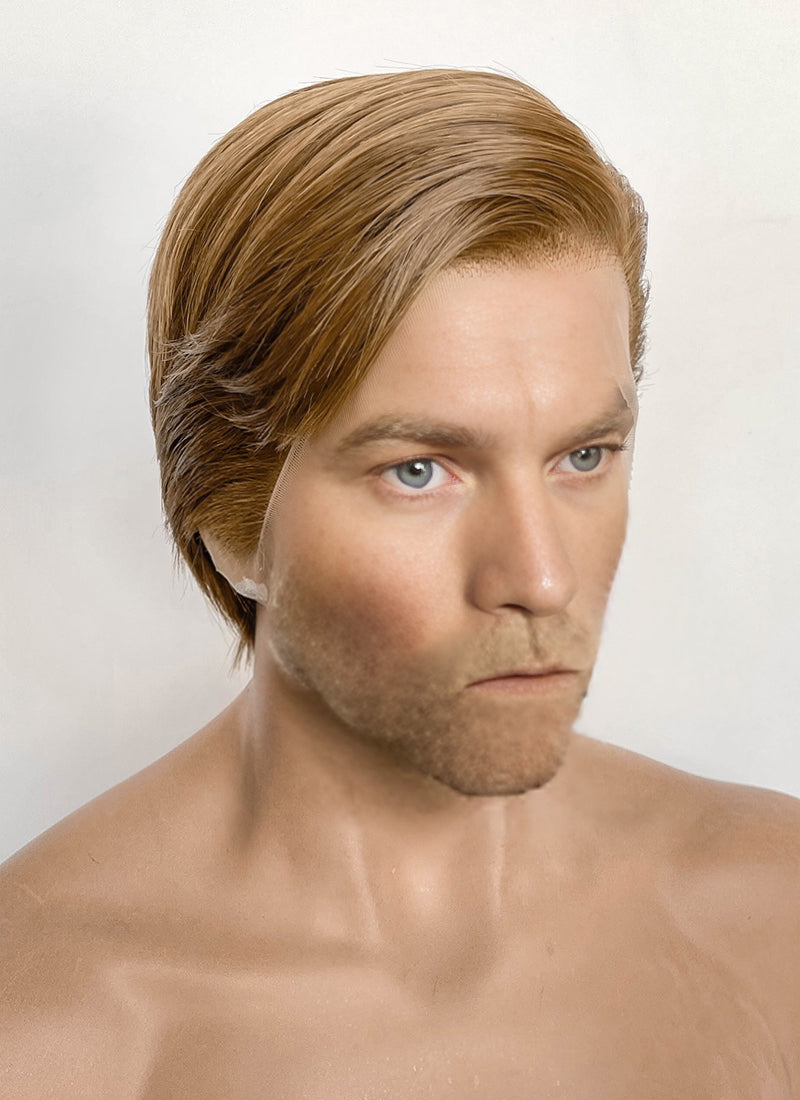 Star Wars Obi-Wan Kenobi Medium Blonde Straight Lace Front Synthetic Men's Wig LF8045