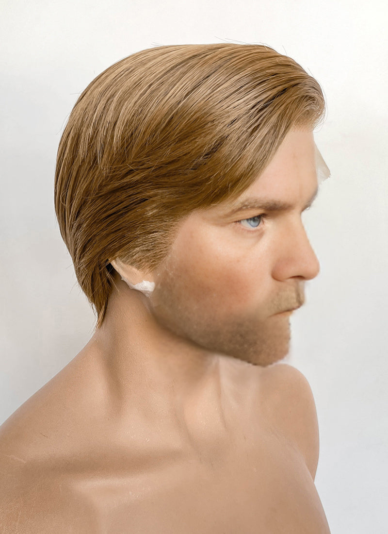 Star Wars Obi-Wan Kenobi Medium Blonde Straight Lace Front Synthetic Men's Wig LF8045