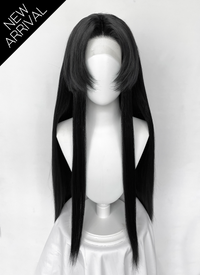 Demon Slayer: Kimetsu no Yaiba Kanae Kocho Yaki Natural Black Straight Lace Front Synthetic Wig LF8050