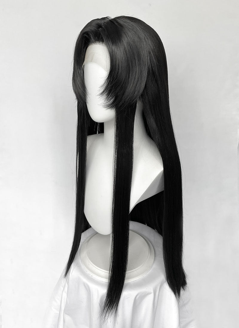 Demon Slayer: Kimetsu no Yaiba Kanae Kocho Yaki Natural Black Straight Lace Front Synthetic Wig LF8050