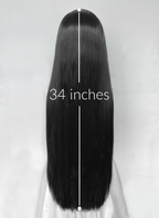 Demon Slayer: Kimetsu no Yaiba Kanae Kocho Yaki Natural Black Straight Lace Front Synthetic Wig LF8050