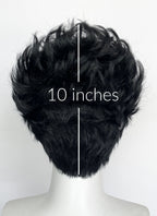 DAN DA DAN Ken Takakura Okarun Black Wavy Lace Front Synthetic Men's Wig LF8063