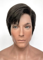 Brunette Straight Lace Front Synthetic Hair Men's Wig NM030