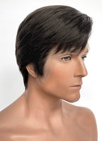 Brunette Straight Lace Front Synthetic Hair Men's Wig NM030