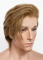 Medium Blonde Straight Lace Front Synthetic Men's Wig NM022