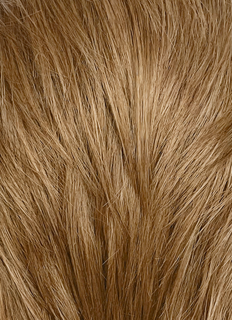 Medium Blonde Straight Lace Front Synthetic Men's Wig LF8078