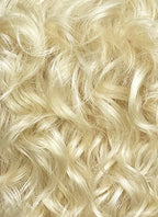 Blonde Curly Lace Front Synthetic Men's Wig LF8081