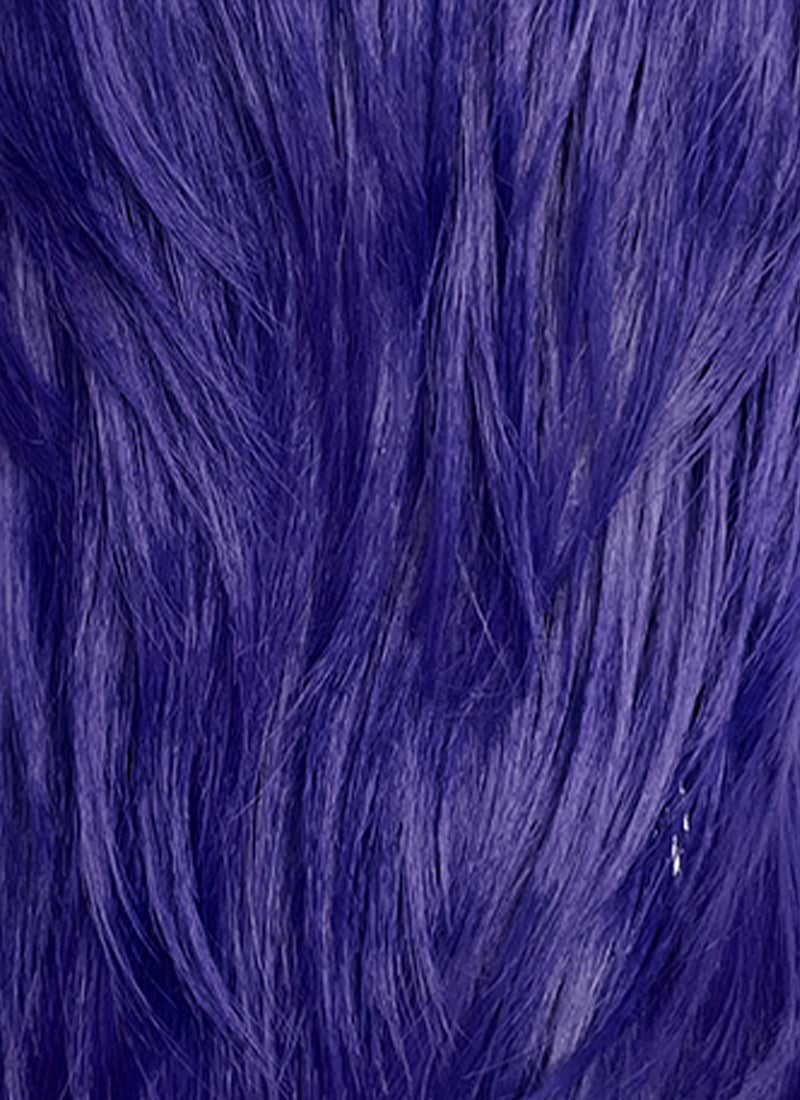 Critical Role The Mighty Nein Mollymauk Tealeaf Purplish Blue Straight Lace Front Synthetic Men's Wig LF8091