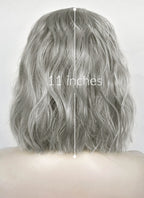 Baldur's Gate 3 Isobe Grey Wavy Lace Front Synthetic Wig LF8092