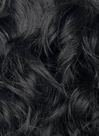 Sweeney Todd Black With Sliver Grey Wavy Lace Front Synthetic Men's Wig LF8095