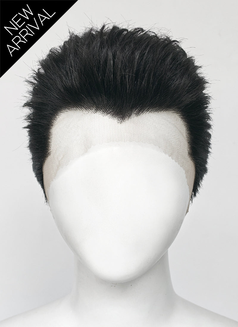 The Boys Billy Butcher Black Straight Lace Front Synthetic Men's Wig LF8118
