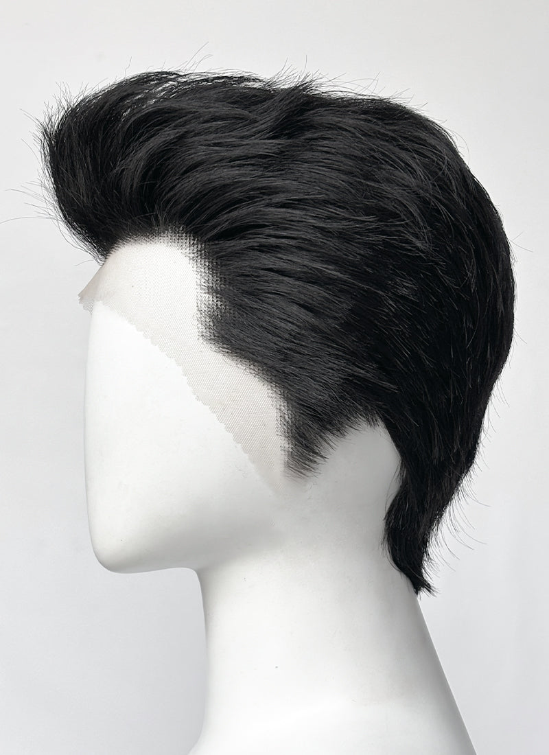 The Boys Billy Butcher Black Straight Lace Front Synthetic Men's Wig LF8118