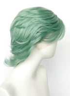 Pastel Green Wavy Lace Front Synthetic Hair Wig LF8119