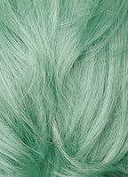 Pastel Green Wavy Lace Front Synthetic Hair Wig LF8119