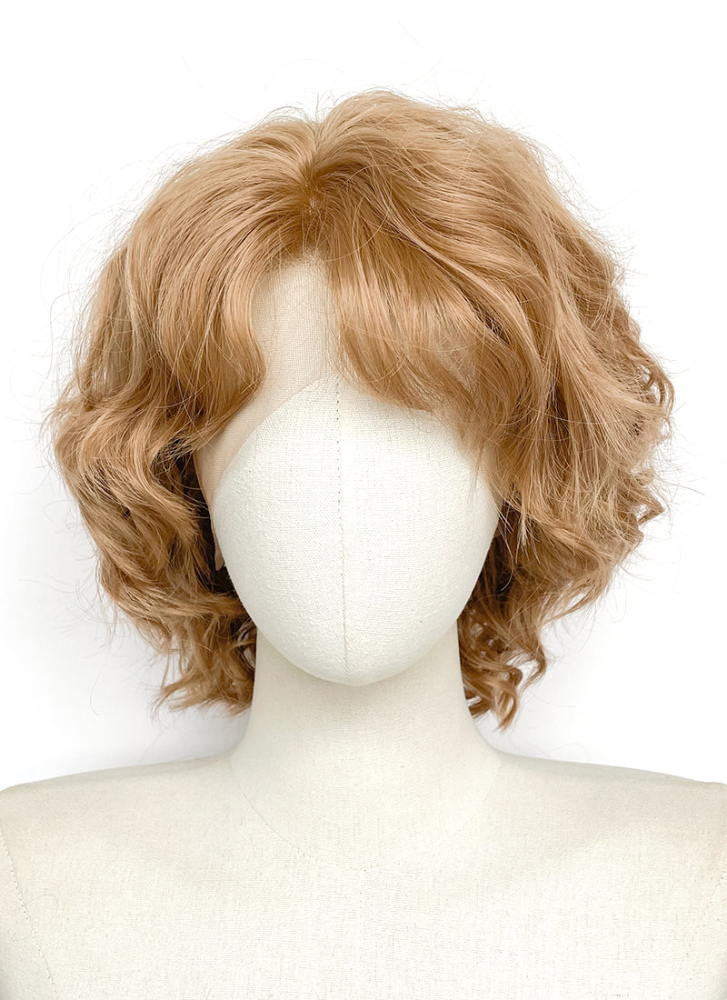 Golden Blonde Wavy Lace Front Synthetic Wig LF8125