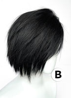 Short Lace Front Wig with Shaved Side - 2 Styles Available | Multiple Colors | Free 2 Wig Caps Included LF8127