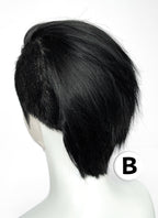 Short Lace Front Wig with Shaved Side - 2 Styles Available | Multiple Colors | Free 2 Wig Caps Included LF8127