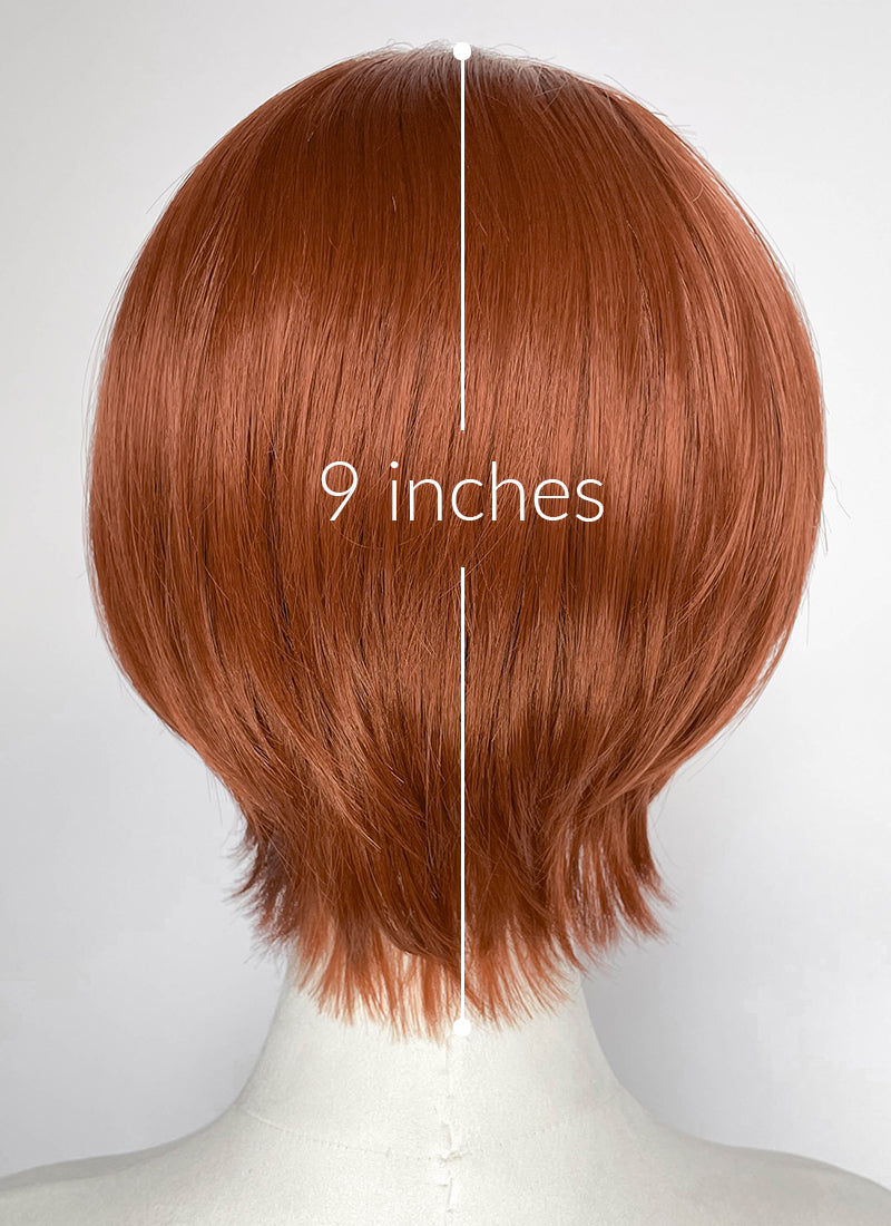The Witcher 3 Shani Straight Auburn Lace Front Synthetic Wig LF8134