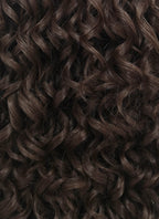 Brunette Spiral Curly Lace Front Synthetic Wig LFB169