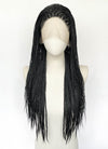 Black Braided Lace Front Synthetic Wig LFCS259