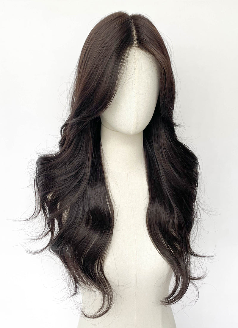 Brunette Wavy Lace Front Synthetic Wig LFCS263