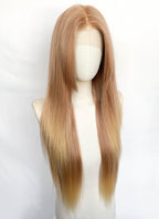 Mixed Blonde Straight 13" x 6" Lace Top Synthetic Hair Wig LFCS303