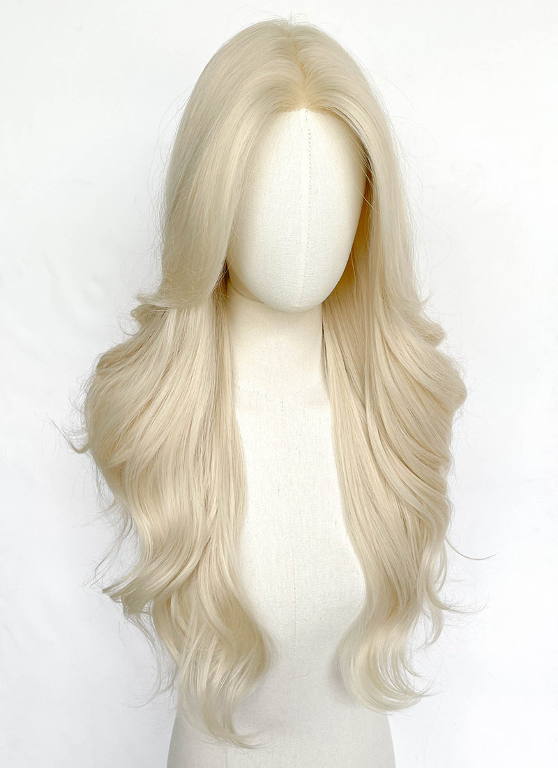 Blonde Wavy Lace Front Synthetic Wig LFCS345