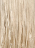 Ash Blonde Straight  Layered Hush Cut Lace Front Synthetic Wig LFK5536A