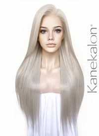 Ash Blonde Straight 13" x 6" Lace Top Kanekalon Synthetic Hair Wig LFS029