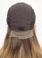 Stranger Things Holly Wheeler Mixed Blonde With Dark Roots Wavy 13" x 6" Lace Top Synthetic Wig LFS054