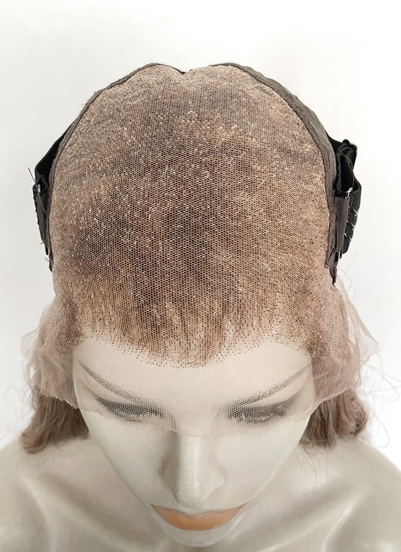 Ash Blonde Wavy 13" x 6" Lace Top Kanekalon Synthetic Hair Wig LFS058