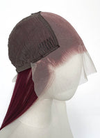 Reddish Purple Straight 13" x 6" Lace Top Kanekalon Synthetic Hair Wig LFS063
