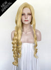 Elden Ring Queen Marika Golden Blonde Wavy Lace Front Synthetic Hair Wig LN6043