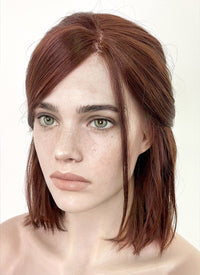 The Last of Us Ellie Williams Brunette Wavy Lace Front Synthetic Wig LW4018