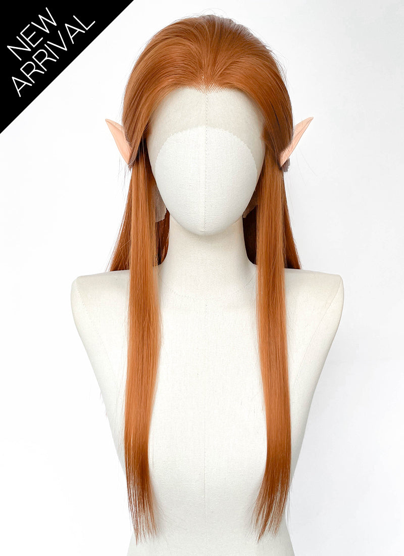 Critical Role The Legend of Vox Machina Keyleth Ginger Straight Lace Front Synthetic Wig LW4022A