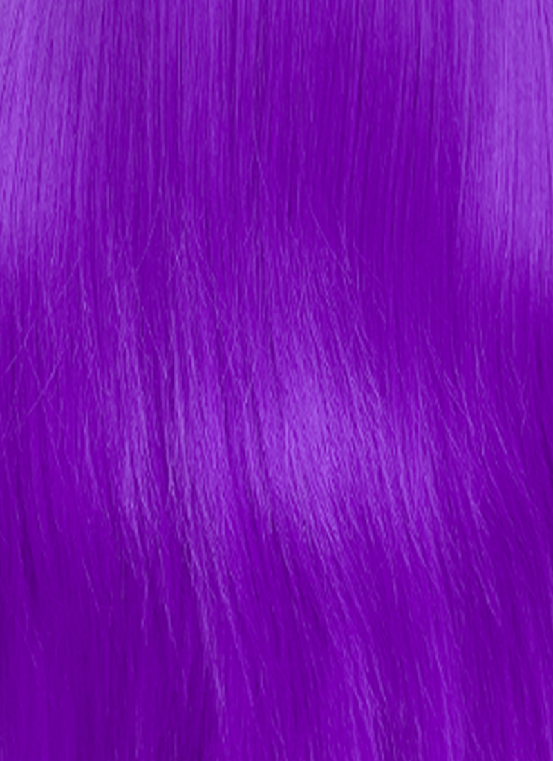 Purple Straight Lace Front Synthetic Wig LW4055