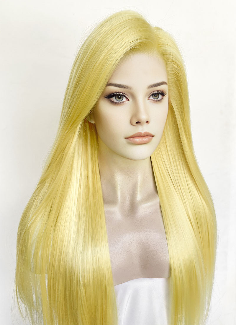 Blonde Straight Lace Front Synthetic Wig LW4058