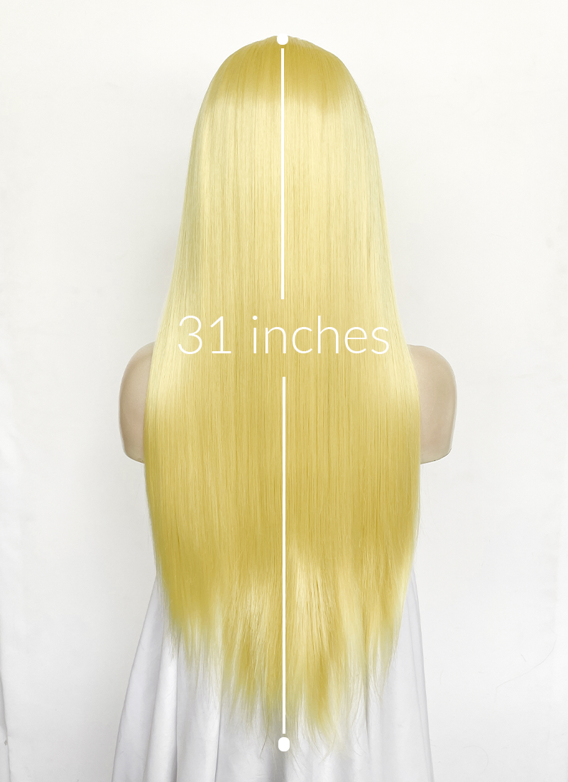 Blonde Straight Lace Front Synthetic Wig LW4058