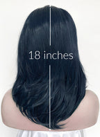 Dark Blue Straight Lace Front Synthetic Wig LW4069