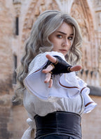 Grey Wavy Lace Front Synthetic Hair Wig LW4070