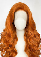 Critical Role Murray Mag'Nesson Ginger Wavy Lace Front Synthetic Wig LW4135