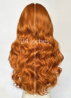 Critical Role Murray Mag'Nesson Ginger Wavy Lace Front Synthetic Wig LW4135
