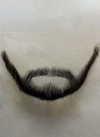 Arcane Jayce Talis Handmade HD Lace Realistic Black Beard and Moustache Facial Hair Set MB005
