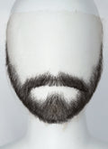 Crimson Desert Kliff Handmade HD Lace Realistic Black Beard and Moustache Facial Hair Set MB012A