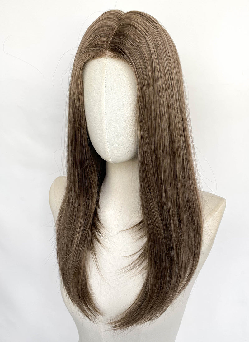 Mixed Brown Straight Synthetic Hair Wig NLCS024