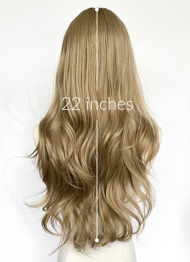 Blonde Wavy Synthetic Hair Wig NLCS031